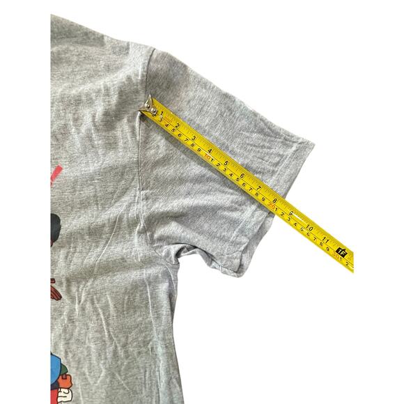 Fat Albert Hey Hey Hey Cartoon Print Men's Size 2XL Vintage Y2K Gray T-Shirt - Picture 8 of 11